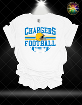 Chargers Football Sublimation Shirt Transfer (10-11 inches in width)